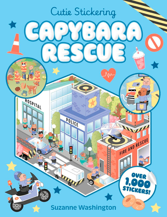 Cutie Stickering Capybara Rescue: The Ultimate Cosy Sticker Book