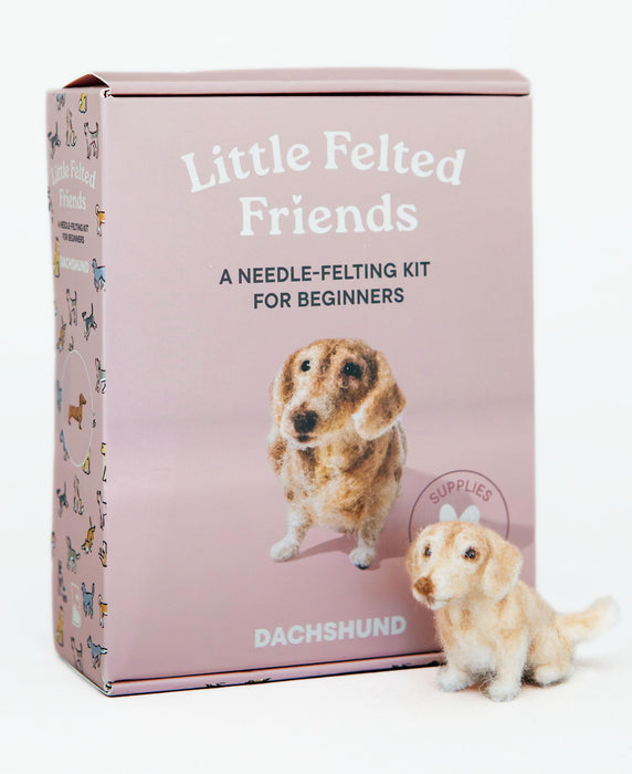 Little Felted Friends: Dachshund : Dog Needle-Felting Beginner Kits with Needles, Wool, Supplies, and Instructions