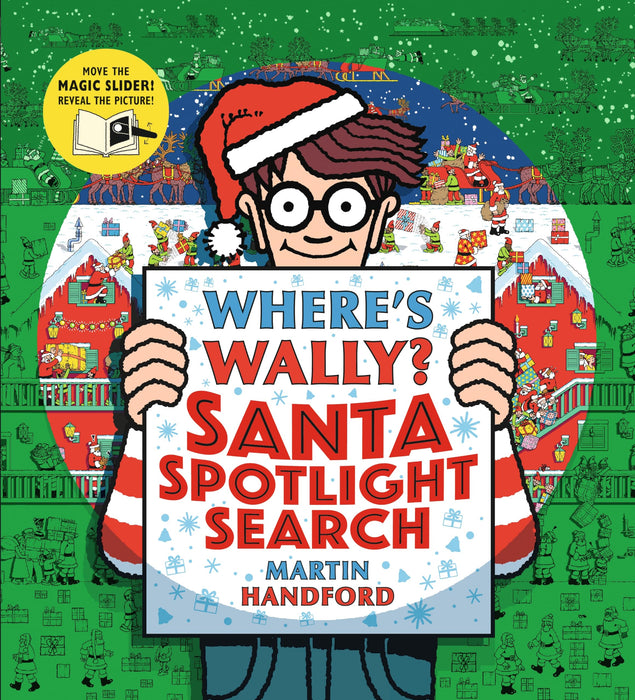 Where's Wally? Santa Spotlight Search : A Christmas magic torch activity book from the iconic search-and-find series - the perfect festive present for any age!